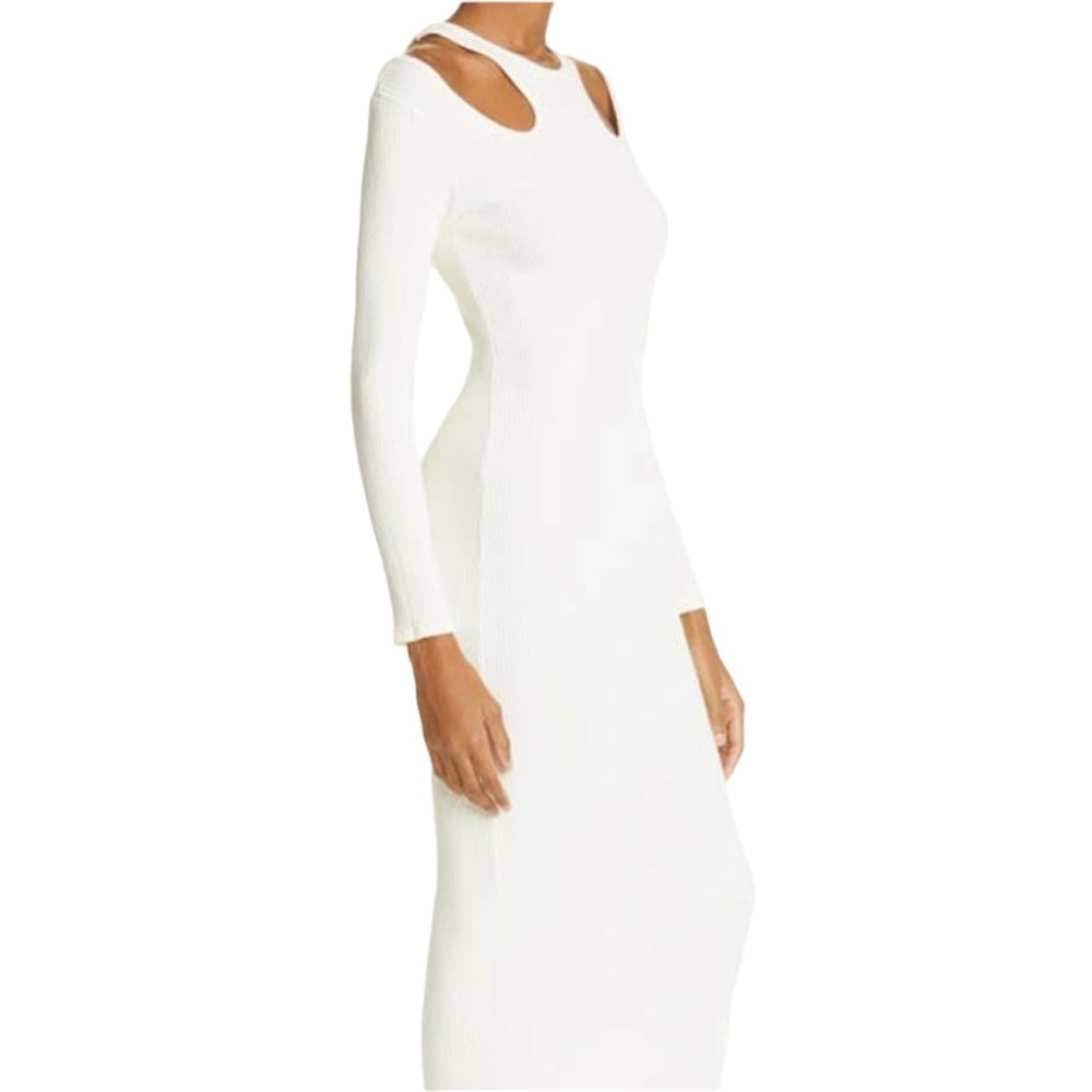 NWT SIMON MILLER Anz Cut-Out Bodycon Dress size large - Picture 2 of 11